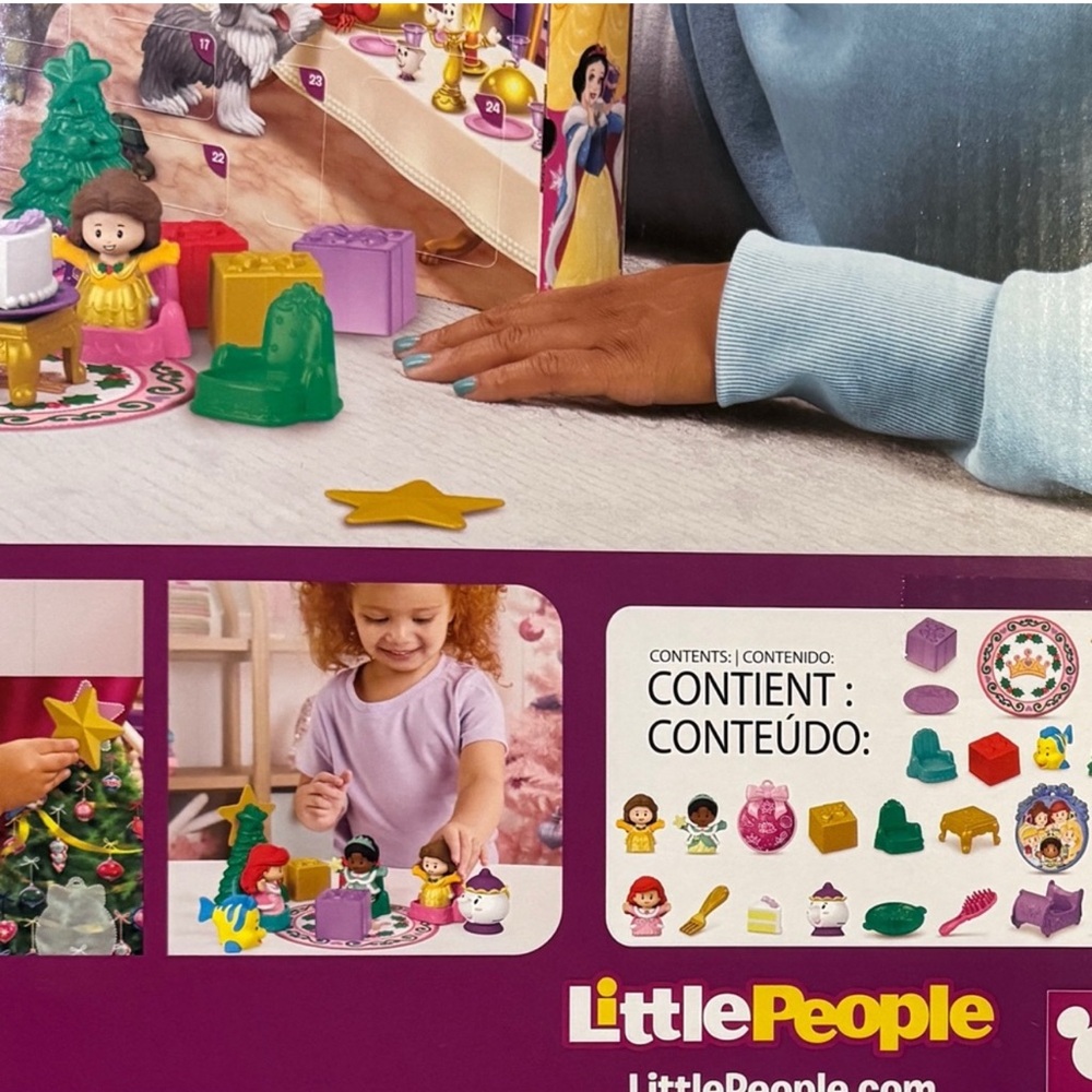 ✨ NEW! Fisher-Price Disney Princess Little People Advent Calendar - NIB ✨ - Picture 5 of 5